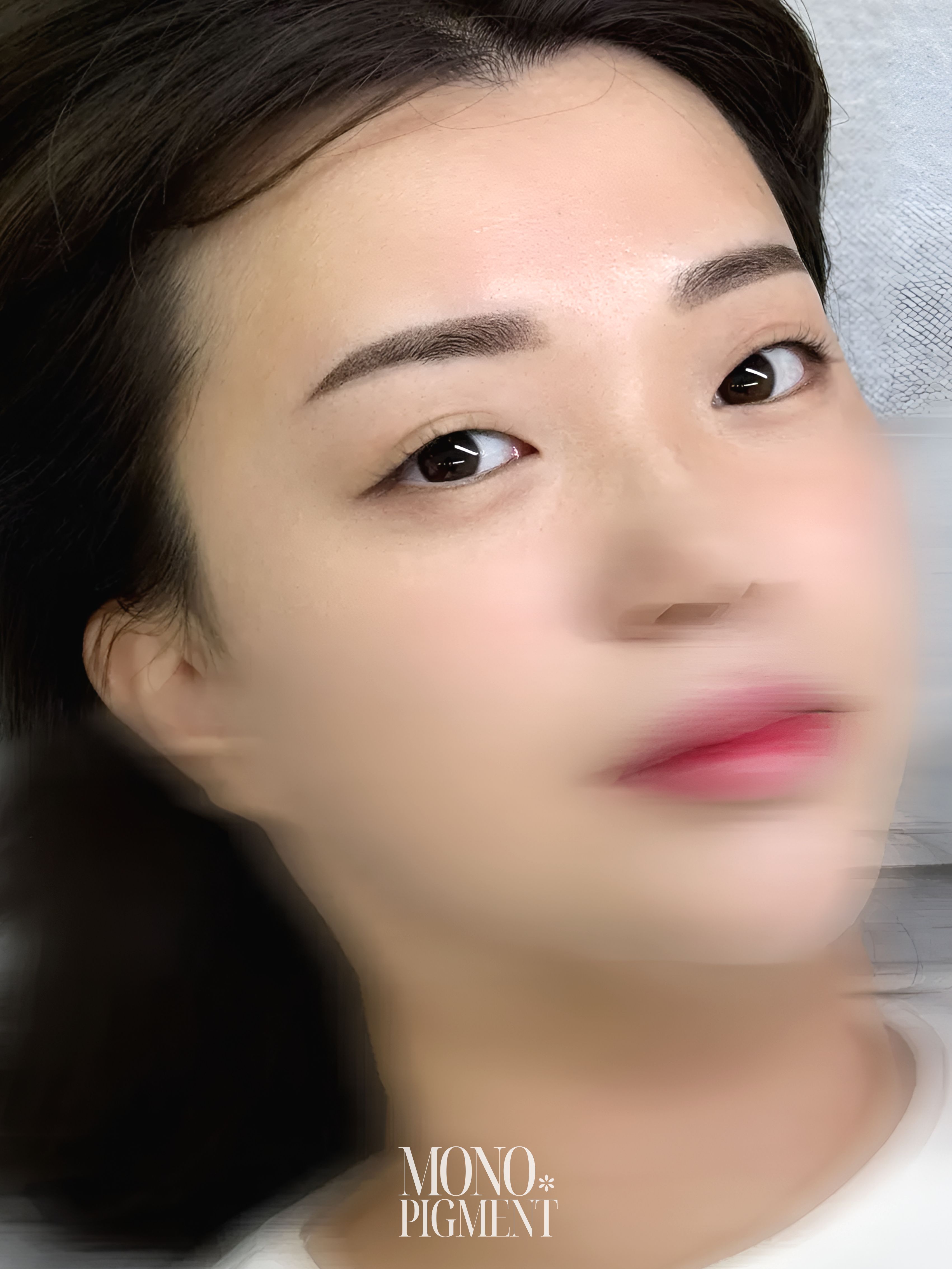 PMU 여자 눈썹 시술 전후 5